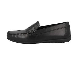 Geox Homme U Ascanio A Mocassins, Black, 39 EU