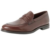 Geox Homme U Decio B Moccasin, Marron foncé, 45 EU