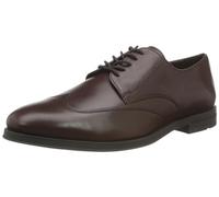 Geox Homme U Decio D Tissu Oxford, Marron foncé, 44 EU
