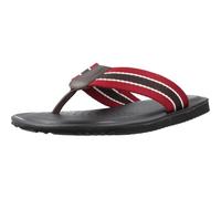 Geox Homme U ERICE B Sandale à glissière, DK Coffee/Red, 42 EU