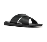 Geox Homme U Erice B Sandales Claquettes, Noir, 42 EU