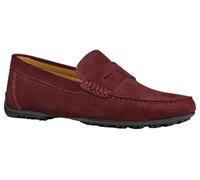 Geox Homme U Kosmopolis + Grip Moccasin, Rouge vin, 41 EU