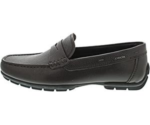 Geox Homme U Moner W 2fit D Loafers-Shoes, Café, 43.5 EU