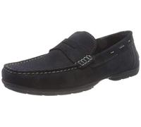 Geox Homme U Moner W 2fit D Moccasin, Bleu Marine, 39 EU