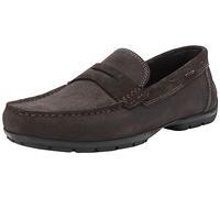 Geox Homme U Moner W 2fit D Moccasin, Marron foncé, 46 EU