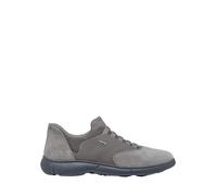 Geox Homme U Nebula 2.0 E Basket, Gris foncé et Bleu Marine, 40 EU