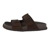 Geox Homme U Parnaiba A Sandales, Marron foncé, 40 EU