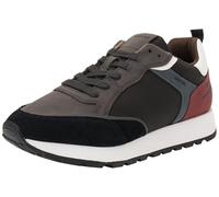 Geox Homme U Partenio B Basket, DK Coffee Black, 45 EU