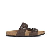 Geox Homme U Sandal Ghita B Sandales, Dk Coffee, 40 EU
