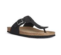 Geox Homme U Sandal Ghita D Sandales, Black, 44 EU