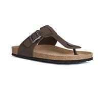 Geox Homme U Sandal Ghita D Sandales, Dk Coffee, 46 EU