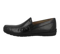 Geox Homme U Siron W C Mocassins, Black, 46 EU