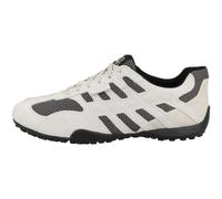 GEOX Baskets basses 'Snake Original A' gris foncé / blanc, Taille 45