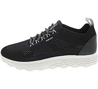 Geox Homme U Spherica A Sneakers, Black, 45 EU