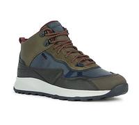 Geox Homme U Terrestre B ABX A Basket, Navy DK Coffee, 42 EU
