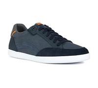 Geox Men's U Walee a Low-Top Sneakers, Blue Marino, 40 EU