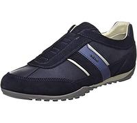 Geox Homme U Wells A Sneakers, Navy, 44 EU
