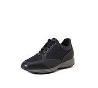 Geox Homme Uomo Happy A Sneakers, Black, 44 EU