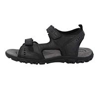 Geox Homme Uomo Sandal Strada A Sandales, Black, 40 EU