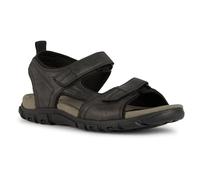 Geox Homme Uomo Sandal Strada B Sport, Noir, 38 EU