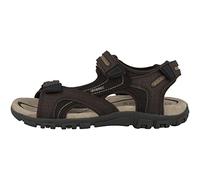 Geox Homme Uomo Sandal Strada D Sandales, Brown/Sand, 44 EU
