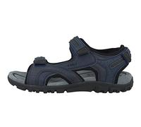 Geox Homme Uomo Sandal Strada D Sandales, Navy/Dk Grey, 45 EU