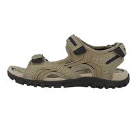 Geox Homme Uomo Sandal Strada D Sandales, Sand/Navy, 44 EU