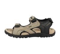 Geox Homme Uomo Sandal Strada, Sable Noir, 42 EU
