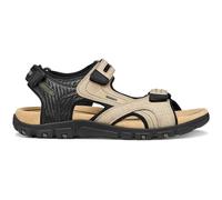 Geox Homme Uomo Sandal Strada, Sable Noir, 42 EU