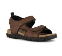 Geox Homme Uomo Sandales Strada B Sport, Marron foncé, 42 EU