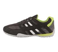 Geox Homme Uomo Snake A Basket, Graphite Vert Citron, 44 EU