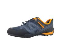 Geox Homme Uomo Snake C Basket, Bleu Marine/Orange, 39 EU