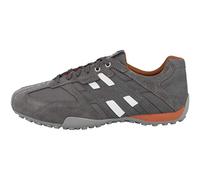 Geox Homme Uomo Snake K Sneakers, Lt Grey/Anthracite, 44 EU