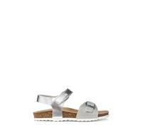 Geox J Adriel Girl C Sandale, argent, 25 EU
