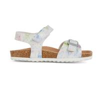 Geox J Adriel Girl C Sandales Fille, Blanc Rose, 27 EU