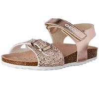 Geox J Adriel Girl C Sandales Fille, Platinum, 24 EU
