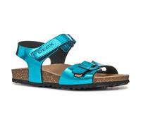 Geox J Adriel Girl C Sandales Fille, Turquoise, 24 EU