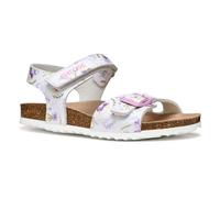 Geox J Adriel Girl C Sandales Fille, White Lilac, 30 EU