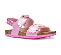 Geox J Adriel Girl D Sandale, DK Pink/Lt Yellow, 38 EU