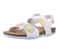 Geox J Adriel Girl D, Sandale Fille, White/Crystal,