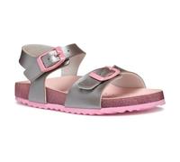 Geox J ADRIEL GIRL I, Sandale fille, Silver/Pink,