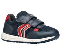 Geox J ALBEN Boy C Basket, Navy/Red, 35 EU
