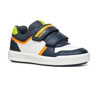 Geox J Arzach Boy A Basket, Navy/Fluo Green, 31 EU