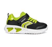 Geox J Assister Boy Basket, Noir/Citron Vert, 27 EU