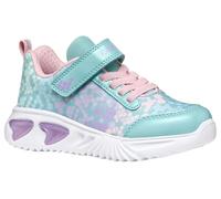 Geox J Assister Girl B Basket, Turquoise/Pink, 36 EU