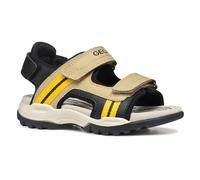 Geox J Borealis Boy A Sandale, Beige/Yellow, 33 EU
