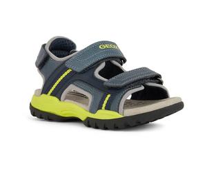 Geox J Borealis Boy A Sandales, pour homme, AVIO/citron vert, 37 EU, Avio Lime, 37 EU