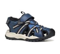 Geox J Borealis Boy B Sandale, Denim/Grey, 25 EU