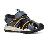 Geox J Borealis Boy B Sandale, Navy/Orange, 31 EU