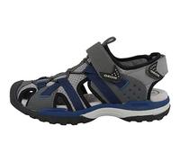 Geox J Borealis Boy B, Sandales Bout fermé garçon, (Dk Grey/Navy C0739), 32 EU